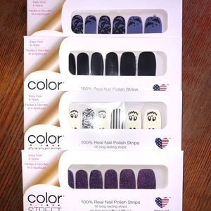 Color Street Halloween bundle with bonus earrings!